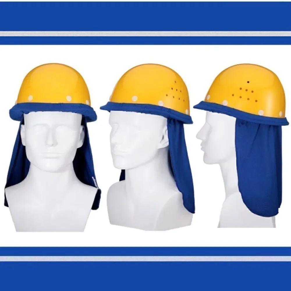 Hard hat 2 piece neck protector reflector and gaiter